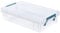 StoreStack 5.5 Litre Storage Box W400xD255xH80mm Clear RB90121