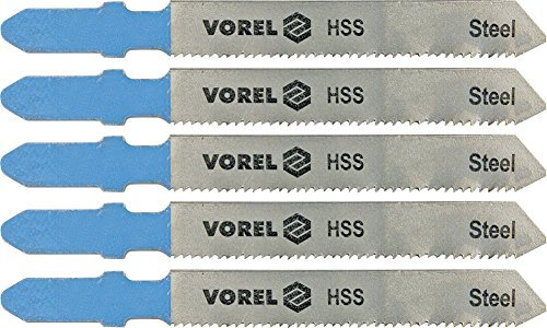Vorel 27814 – Scie à chantourner Lames en acier/Bosch/5pcs