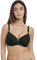 Freya Women's Daisy Lace Demi Soft Foam Padded Half Cup Underwire Bra, Noir, 34H US