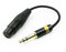 ABLET HIFI 6.35mm 1/4 Male to 4-pin XLR Female Balanced Headphone TRS Silver Plated Audio Adapter for 4-pin XLR Male Headphone cable