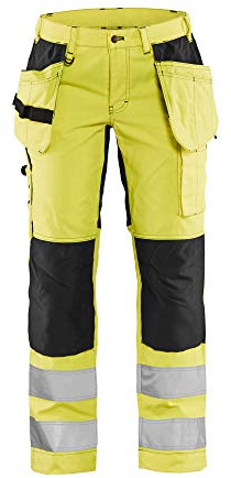 Blakläder Damen High Vis Arbeitshose mit Stretch