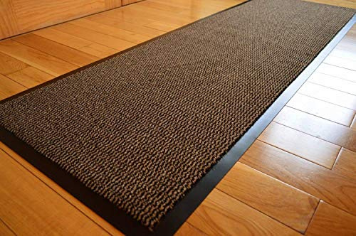 Abaseen Dirt Trapper Mat, Rubber Door Mat Indoor & Door Mat Outdoor, Heavy Duty Super Absorbent Non Slip Rubber Backed Mats, Barrier Mat Small, Medium, Large and Extra Large Washable Indoor Door Mats