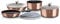 Berlinger Haus Metallic Line- Rose Gold Edition 9 Pieces Cookware Set, BH/6147 Rose Gold Stainless Steel 18/8