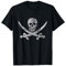 Teschio pirata vintage - Bandiera Jolly Roger Maglietta