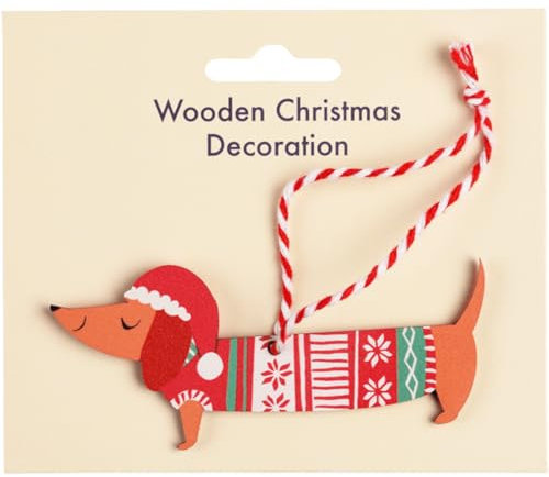 Sausage Dog Christmas Decoration