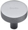 HERITAGE BRASS Cabinet Knob | Luxury Knurled Disc Design Drawer Knob | Handle for Cupboard Doors, Wardrobes and Furniture - Polished Chrome Finish, 32 Millimetre