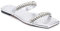 KARL LAGERFELD Damen Kl135223-sil-8 Schiebe-Sandalen, Silber, 39 EU