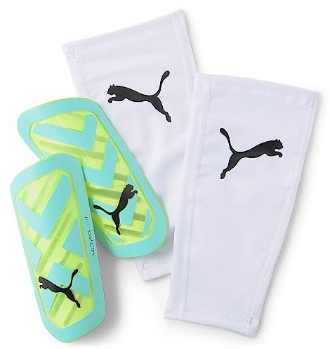 PUMA Erwachsene Ultra Flex Sleeve Fußball Schienbeinschoner MElectric Peppermint Fast Yellow Green