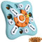 Macco Puzzle Slow Feeder Toy, Treat Dispenser With Squeaky, Intelligence Toy for Medium Pets, Cats, Puppies, Enrichment Non-Slip