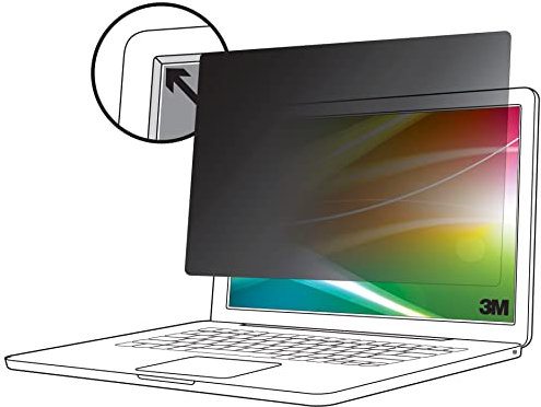3M Filtre de confidentialité Bright Screen pour Ordinateur Portable 14 po, 16:10, BP140W1B