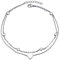 PLABBDPL Bracelets de cheville pour femme, Bracelet de Cheville Femme avec Coeur Perle en Chaîne de Cheville Argent Acier Inoxydable Réglable Bracelet Cheville pour Femmes et Filles Bijoux de Pied