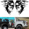 IBLUON LKW-Autoaufkleber, für Dodge Ram Chevrolet Ford Raptor Toyota Hilux Vinyl-Aufkleber Terrorist Gorilla Aufkleber Heckklappe