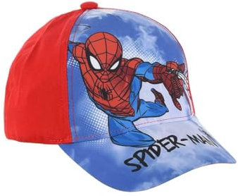 Marvel Spider-Man Baseball Kappe für Jungen, Klassisches Design Jungen Sommermütze für Kinder, Geschenk für Jungen | Rot