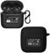 KZIOACSH Silicone Case for JBL Tour Pro 2, Ultra Slim Anti-Scratch Anti-Lost Protective Earbuds Case Lightweight Washable Sumdge-Proof Earphone Skin Cover with Carabiner for JBL Tour Pro 2, Black