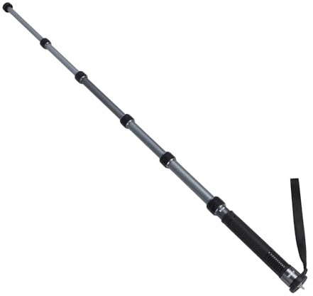 Camera Monopod with Walking Stick Handle, Extendable 6 Section Legs Design, Trekking Pole, Portable Compact Travel Monopod, with 1/4 Inch and 3/8 Inch Screw