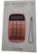 Calcolatrice Tascabile POP Mini Tinta Unita Easy Touch, Rosa, con Laccetto