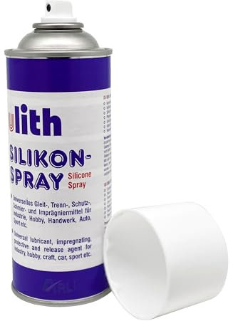 ARLI Silikonspray 12x 400ml Universelles Gleitmittel Trennmittel Schmiermittel Schutzmittel für Kunststoff Holz Metall Gleitspray Pflegemittel Automobil Sportgeräte Handwerk Industrie