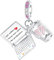 BIZK Charms Abalorios de Plata de Ley 925 Colgante Compatible con Pulseras Collares Charms Joyas para Madre, Mama, Mujer y Amiga (Abalorio de Café Para Ordenador)