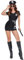 2025 Damen Polizei Polizistin Uniform Kostüm Uniform Sexy 5 PCS mit Gürtel Handschelle Schlagstock und Hut Mütze für Mottoparty Halloween Karneval Sexy Uniformen