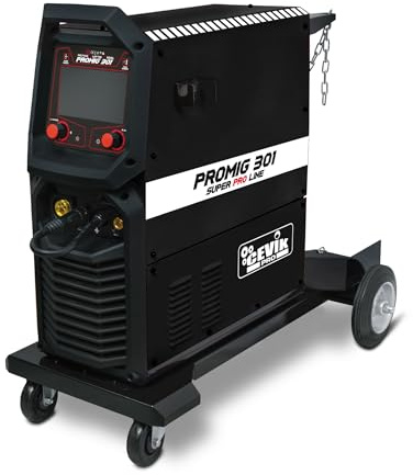 CEVIK PRO CE-PROMIG301 – Saldatrice Inverter MIG/TIG/MMA – 300A 60% 400V – Filo fino a 1.2mm – Elettrodi 4mm – LCD