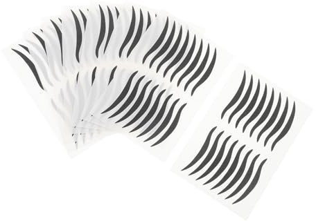 80 Paia Adesivi Eyeliner Temporanei Stickers per Occhi Facili Applicare Design per Look