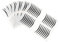 80 Paia Adesivi Eyeliner Temporanei Stickers per Occhi Facili Applicare Design per Look