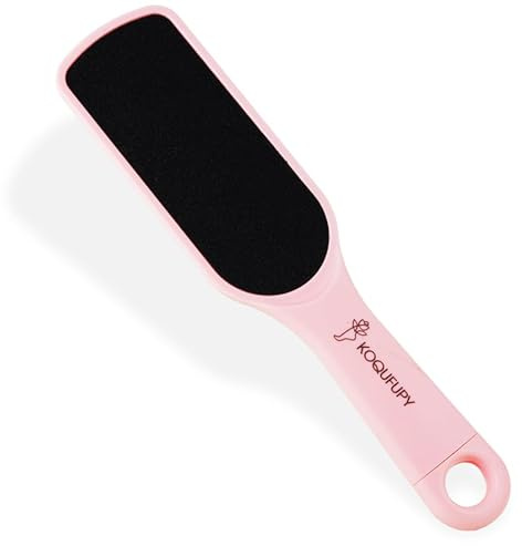Lima per Piedi Professionale Doppia Faccia 25 cm – Raspa Piedi per Calli e Talloni Screpolati con Manico Ergonomico e Foro per Appendere