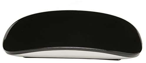 KIMISS Souris sans Fil Silencieuse à Faible Décibel, Rechargeable, Ergonomique et Portable, à Molette Tactile, de Type C, pour la Maison et Le Bureau (Black)