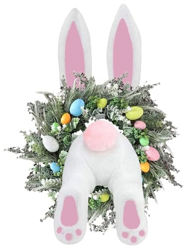 Hasens Kranzs Anhänger, Osterhasen Hintern Für Kranzs Häschen Hintern Türkranz Set Osterhasen Girlande Dekoration Mit Popo Und Ohren Für Frühlingsfest Party Zuhause Garten Wand