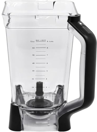 72oz Replacement Pitcher，Compatible for Ninja，Blender BL610 BL710WM BL710WMC CO610B CO650B CT610 ONLY Blender Jug Jar Parts