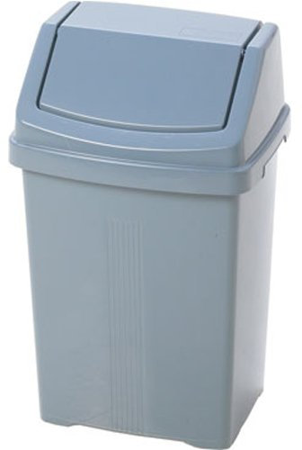 Wham Casa Swing Bin 8Litre Silver 12080