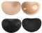 DGYAO Self-Adhesive Bra Pad Enhancer Breast Inserts Breast Push Up Bra Pads One Pair of Bikinis Swimsuit Push Up Removable Bra Pads Inserts (Free, Black+Nude)…