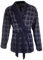 Enrico Coveri Giacca da Camera Uomo in Micropile sciallata Linea Prestige Art. 2078 (XL/52, Quadro Blu)