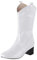 ORANDESIGNE Cowboy Western Scarpe da Donna Stivali Stivaletti Punta Camperos Texani Etnici Bianco 41 EU