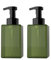 ZEOABSY 2 Stück 450ml Quadrat Leere Grün Seifenspender Schäumende Schaumseifenspender Nachfüllbare Seifenflaschen für Schäumende Flüssigseife Küche Bad Kosmetik Shampoos