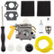 MCHNIC Vergaser C1U-H60 308054012 mit Luftfilter für 25cc 26cc 30cc 46cc Ryobi Homelite Heckenschere Kettensäge 308054003 308054008, Ryobi RBC30SET RLT30CET RHT2660DA RLT26CDS RBC26SES