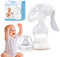 Edibaby, Handmilchpumpe, Breast Pump, Milchpumpe, Milchpumpensammler, 130 ml, Ergonomisch, BPA-frei, Weich, Bequem