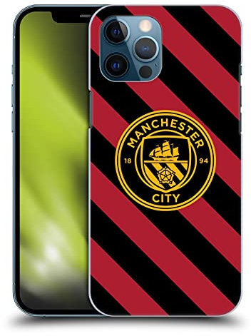 Head Case Designs Officially Licensed Manchester City Man City FC Away 2022/23 Badge Kit Hard Back Case Compatible With Apple iPhone 12 Pro Max