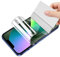 Snailcanfly 2 pcs películas de hidrogel para iPhone 12 6.1 Protectores de pantalla de TPU Transparente flexible suave A prueba de explosiones NO vidrio templado