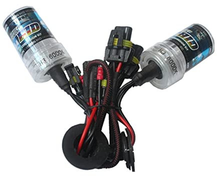 MAXZIZ HID Xenon-Auto-Glühbirne H1 H3 H7 H11 9005 9006 Xenon-Stirnlampe 35 W 55 W (Farbe: 4300 K, Größe: H8 H9 H11)