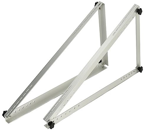 TEOV Befestigung Solarpanel Halterung Balkonkraftwerk 1305mm, Solarmodul Halterung Wandmontage für Flachdach Balkon Wand, Montageset für Solarmodule Unterstützung 200W-700W, 52 Zoll 1 Paar