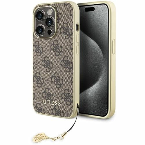 GUESS GUHCP15XGF4GBR Schutzhülle für iPhone 15 Pro Max 16,7 cm (6,7 Zoll), Braun