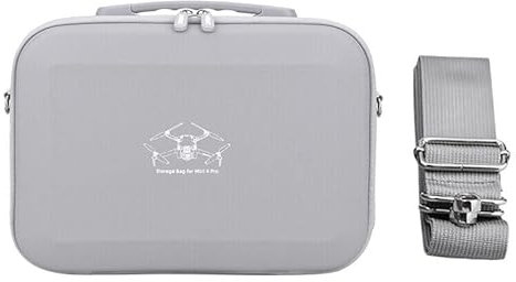 XBERSTAR Tragbare Aufbewahrungstasche für DJI Mini 4 Pro Drohnenzubehör (graue Tasche für Mini 4 Pro)