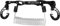Cressi Unisex-Adult Spiral Laynyard with Clip Snap Spiralkabel mit Tauchkarabinern, Schwarz/Transparent, 2 Karabiner