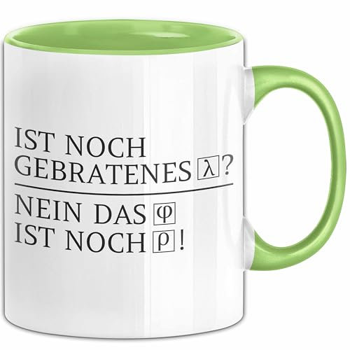 Physik LK Tasse Geschenk für Mathematiker Mathe LK Chemie LK (Grün)
