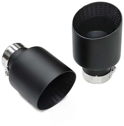 ZZYBD Endstuck Auspuff für VW Golf 7 MK7 GTI, Auspuffblenden Edelstahl Auto Endstück Endschalldämpfer Spitze Endrohrblende