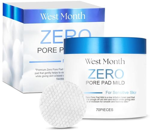 Zero Pore Pad, Toner pads 70 Blatt, Peeling pads, Toner-Pad, Mild, Reinigend,Tägliches Toner-Peeling mit Niedrigem PH-Wert, for All Skin Types