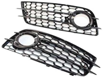 LVVBU Auto Front Kühlergrill für Audi A4 B8 S-line S4 2009 2010 2011 2012 Front Stoßstange Radiator Grille Ersatzzubehör