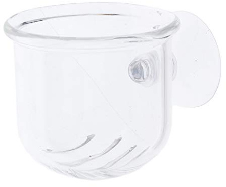 Fish Feeder Aquarium Transparent Lebender Wurm Blutwurm Futter Futterbecher Naht Nr. 2