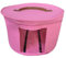Baoblaze Hutschachtel, Home-Organizer-Eimer mit staubdichtem Deckel, Hut-Organizer-Box, Reise-Hutbehälter zur Organizer-Spielzeugaufbewahrung, Rosa